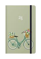 Opakowanie Kalendarz kieszonkowy 2025 T Rower z kwiatami ALBI
