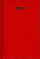 Okładka książki Kalendarz książkowy 2024 A5 dzień na stronie