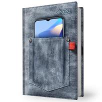 Opakowanie Kalendarz książkowy 2024 A5 dzienny praktyczny