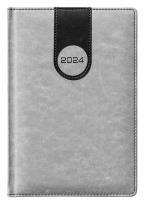 Opakowanie Kalendarz książkowy 2024 A5 dzienny szary