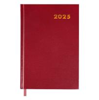 Opakowanie Kalendarz książkowy 2025 A5 czerwony EASY