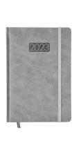 Opakowanie Kalendarz Lux z gumką A5 tygodniowy szary V4
