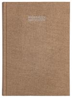 Opakowanie Kalendarz naucz. 2023/24 A5 tyg. Len beżowy