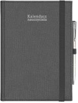 Okładka książki Kalendarz naucz. 2024/2025 A5 tyg. gumka czarny