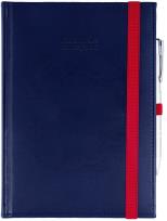 Okładka książki Kalendarz naucz. 2024/2025 A5 tyg. gumka granat