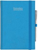 Okładka książki Kalendarz naucz. 2024/2025 A5 tyg. gumka niebieski