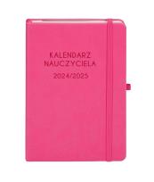 Okładka książki Kalendarz Nauczyciela 2024/2025 A5 TDW różowy