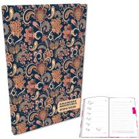Opakowanie Kalendarz nauczyciela 2024/2025 A5 tygodniowy Paisley Kwiaty Blue