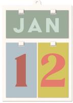 Opakowanie Kalendarz ścienny uniwersalny