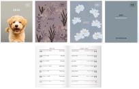 Opakowanie Kalendarzyk 2025 64 strony MO 8x10,5cm mix