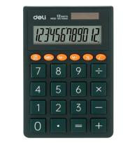 Opakowanie Kalkulator kieszonkowy butelkowa zieleń DELI