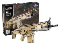 Opakowanie Karabin 17S Assault Rifle Khaki z Klocków 1406el