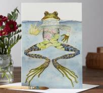 Opakowanie Karnet A028 B6 + koperta Żaba