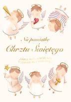 Opakowanie Karnet A5 Chrzest - Aniołki