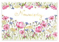 Opakowanie Karnet A5 ślub polne kwiaty