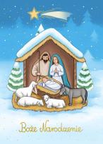 Opakowanie Karnet B6 Boże Narodzenie Szopka