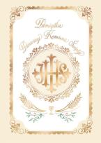 Opakowanie Karnet B6 Komunia Ornament