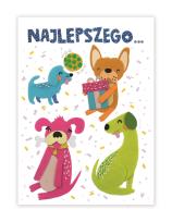 Opakowanie Karnet B6 Psy 3D