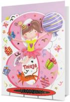 Opakowanie Karnet B6 Urodziny 8