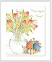 Opakowanie Karnet B6 Wielkanoc Bukiet