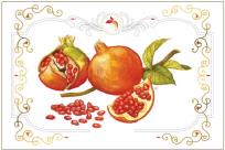 Opakowanie Karnet granat 12x18 + koperta