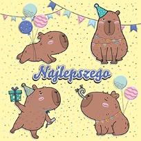 Opakowanie Karnet KW Kapibary