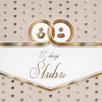 Opakowanie Karnet KW ślub Obrączki