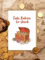 Opakowanie Karnet - Taka Babcia to skarb