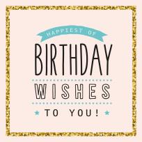 Opakowanie Karnet UK 7960 - Urodziny. Ramka złota