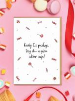 Opakowanie Karnet Walentynki - Kiedy cię pocałuję