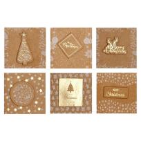 Opakowanie Karnety samoprzylepne 5x5cm Kraft 12szt