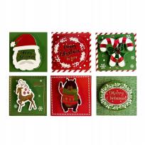 Opakowanie Karnety samoprzylepne do prezentów 12szt