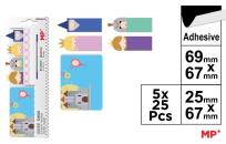 Opakowanie Karteczki indeksujące zamek