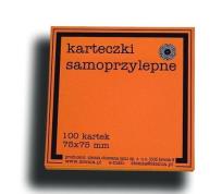 Opakowanie Karteczki samoprzylepne Fluo 75x75mm 100K pomar.