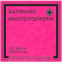Opakowanie Karteczki samoprzylepne Fluo 75x75mm 100K róż