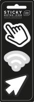 Opakowanie Karteczki samoprzylepne Icon 75szt