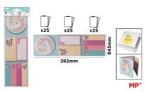 Opakowanie Karteczki samoprzylepne indeksujące 7x25szt