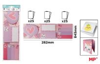 Opakowanie Karteczki samoprzylepne indeksujące 7x25szt