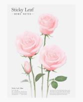 Opakowanie Karteczki samoprzylepne Róża różowa L