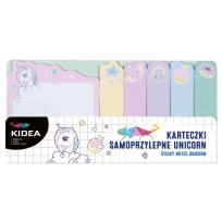 Opakowanie Karteczki samoprzylepne Unicorn KIDEA