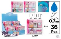 Opakowanie Karteczki samoprzylepne z mini długopisem MIX