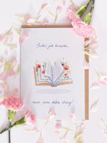 Opakowanie Kartka Jesteś jak książka
