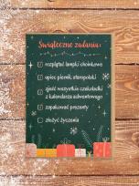 Opakowanie Kartka Świąteczne zadania