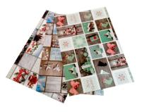 Opakowanie Karton 300g motywy świąteczne 24x34cm 3ark MIX