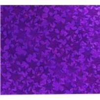 Opakowanie Karton holograficzny fioletowy gwiazdy 25x35cm ark