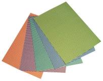 Opakowanie Karton obustronny kratka 300g 24x34cm 5 ark MIX