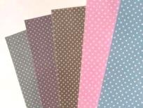 Opakowanie Karton w kropki 24x34cm 5 arkuszy