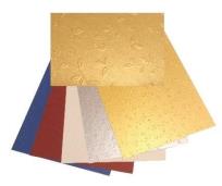 Opakowanie Karton wytłaczane ornament 220g 25x35cm 5 ark MIX
