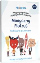 Okładka książki Karty do gry Piotruś Medyczny Przygody wyjątkowo zgranej Rodzinki Narządów