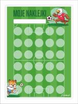 Opakowanie Karty motywacyjne piłka nożna 5szt